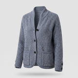 Women's Soft Cashmere-Style Button Cardigan