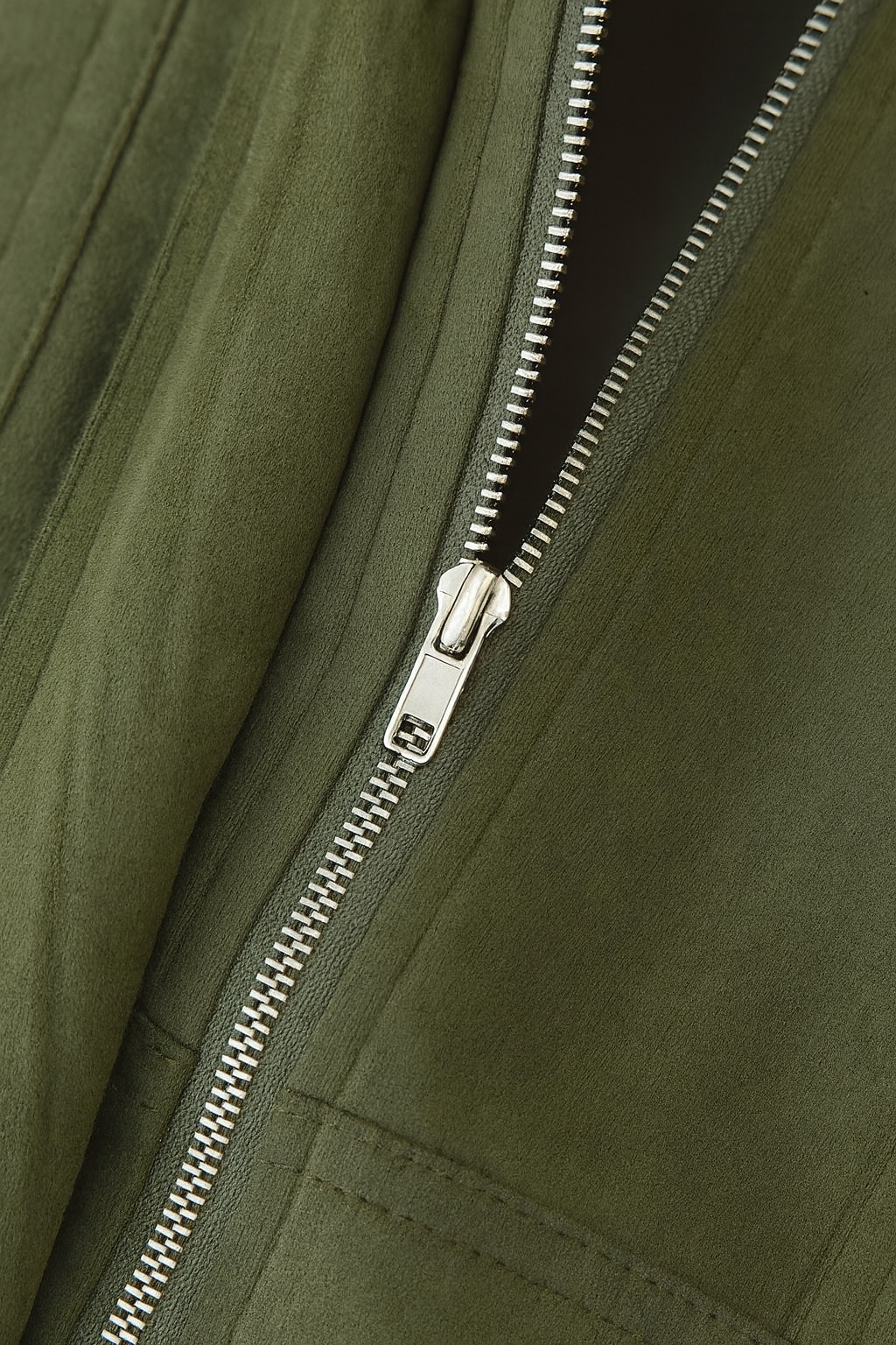 Jacket : Women's Green Bomber Jacket in van Vanda Liamo