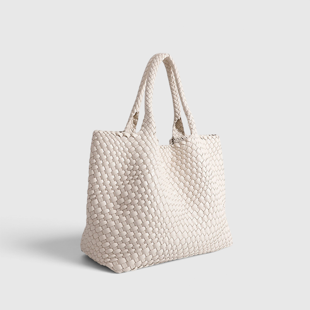 Woven Tote Bag – Luxury Handbag with Spacious Design