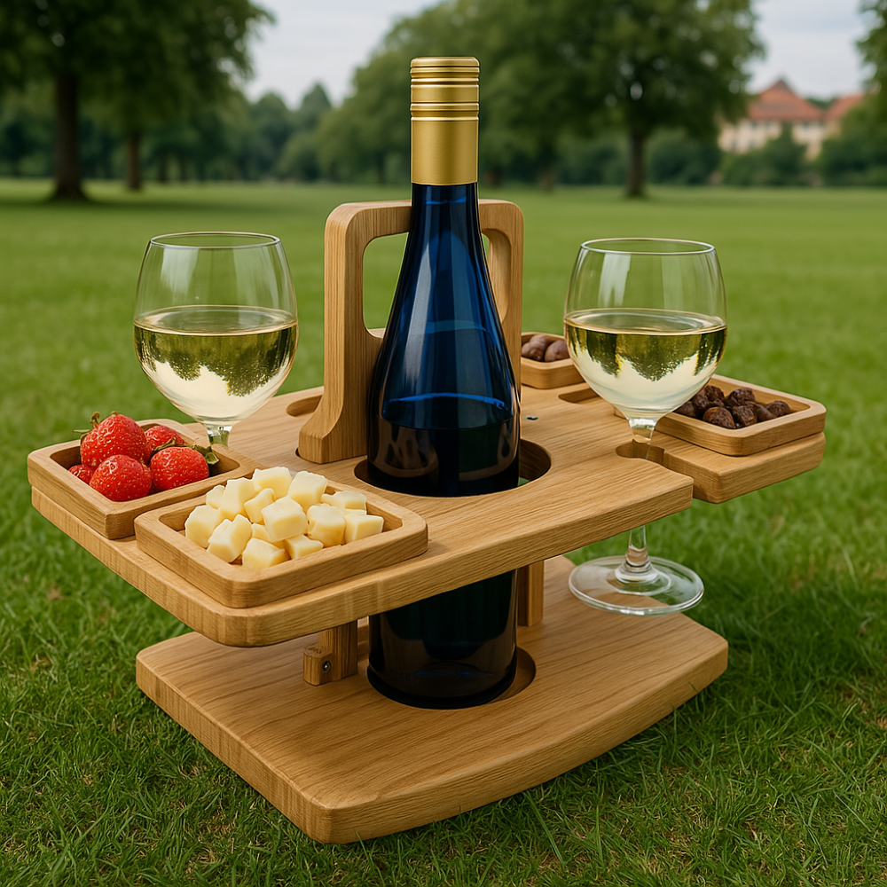 Outdoor Table : Compact Foldable Wooden Picnic Table in van Vanda Liamo