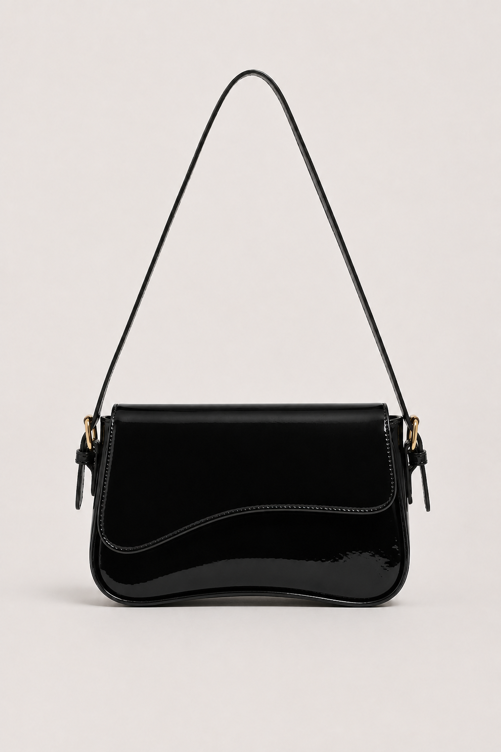 Schoudertas : Ladies Shoulder Bag | Elegant Design | Compact & Stylish Bag in Black van Vandaliamo