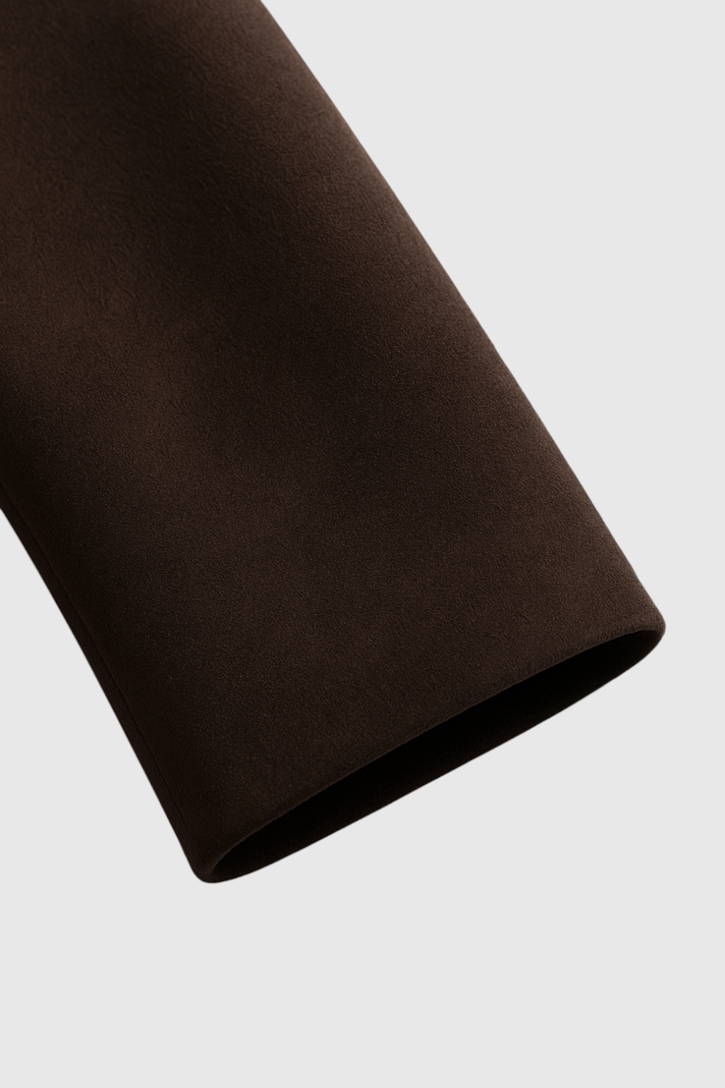 Coat : Women's Brown Long Anti-Suede Coat in van Vanda Liamo