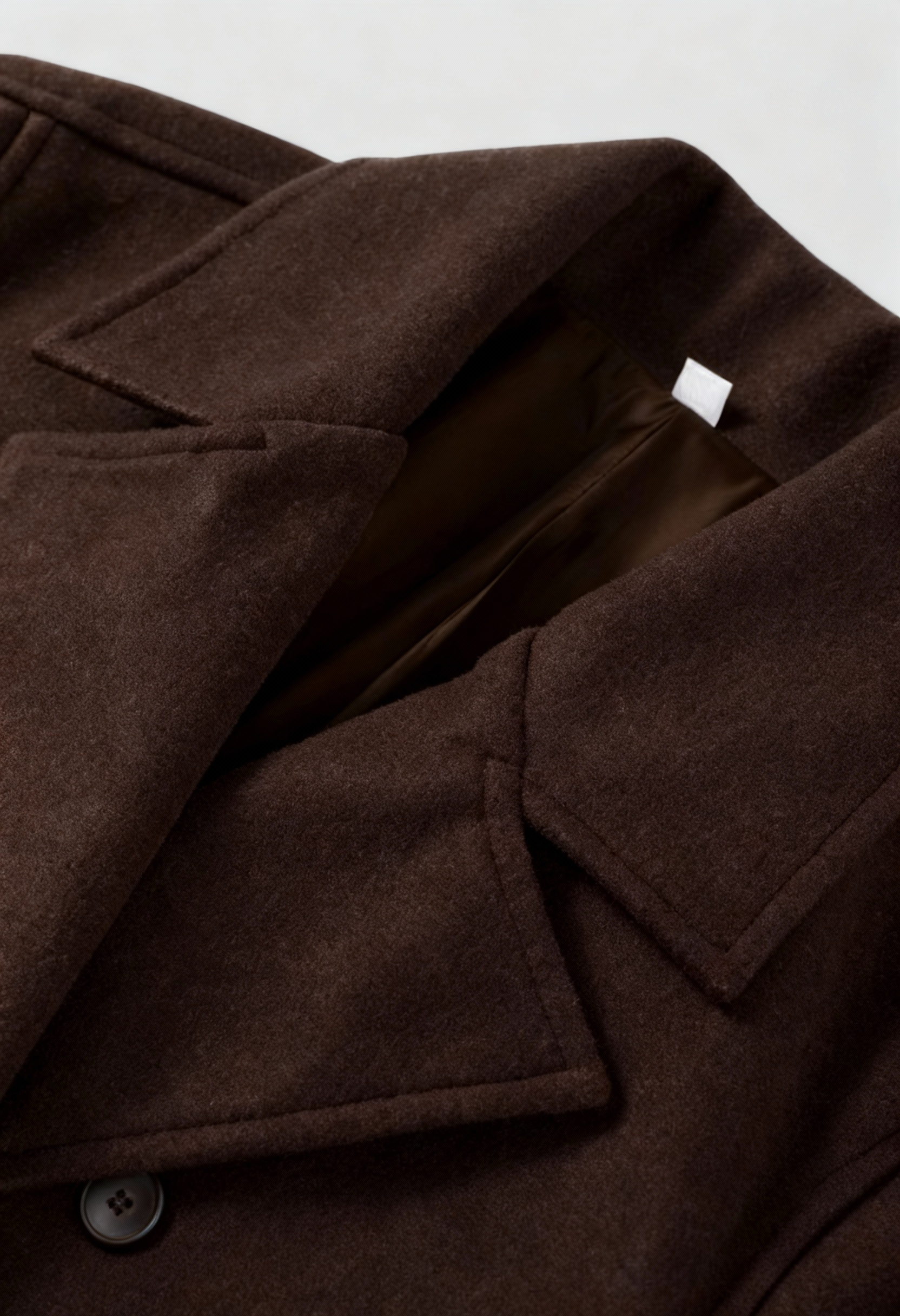 Coat : Women's Long Dark Brown Winter Coat - Warm & Stylish Outerwear in van Vanda Liamo