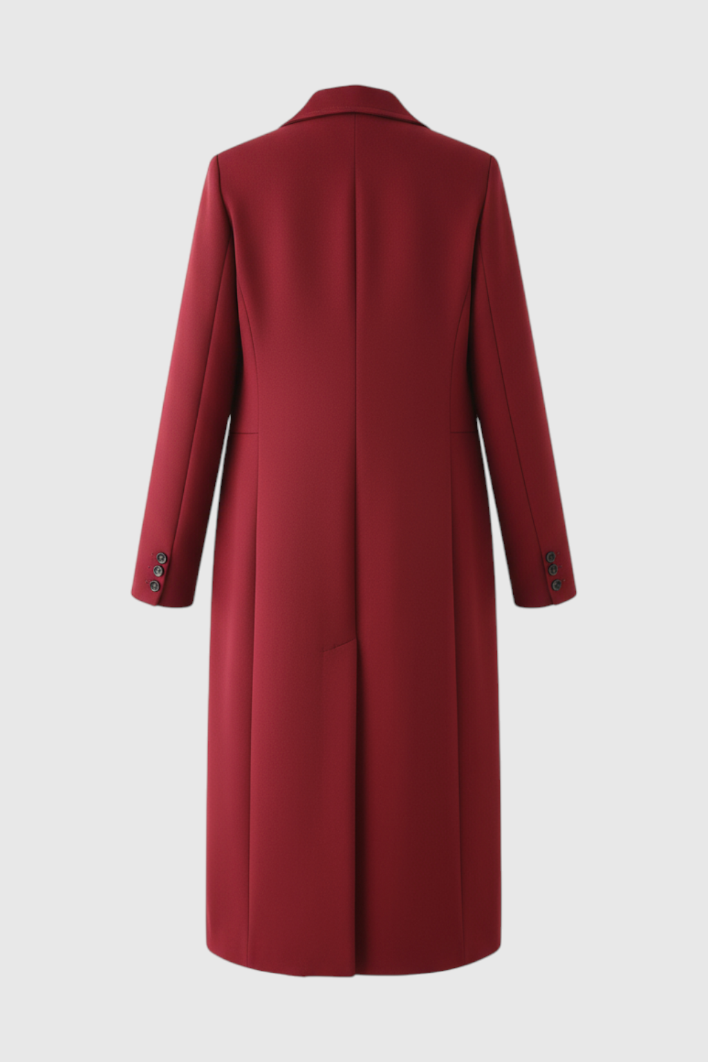 Coat : Long Women's Red Coat in van Vanda Liamo