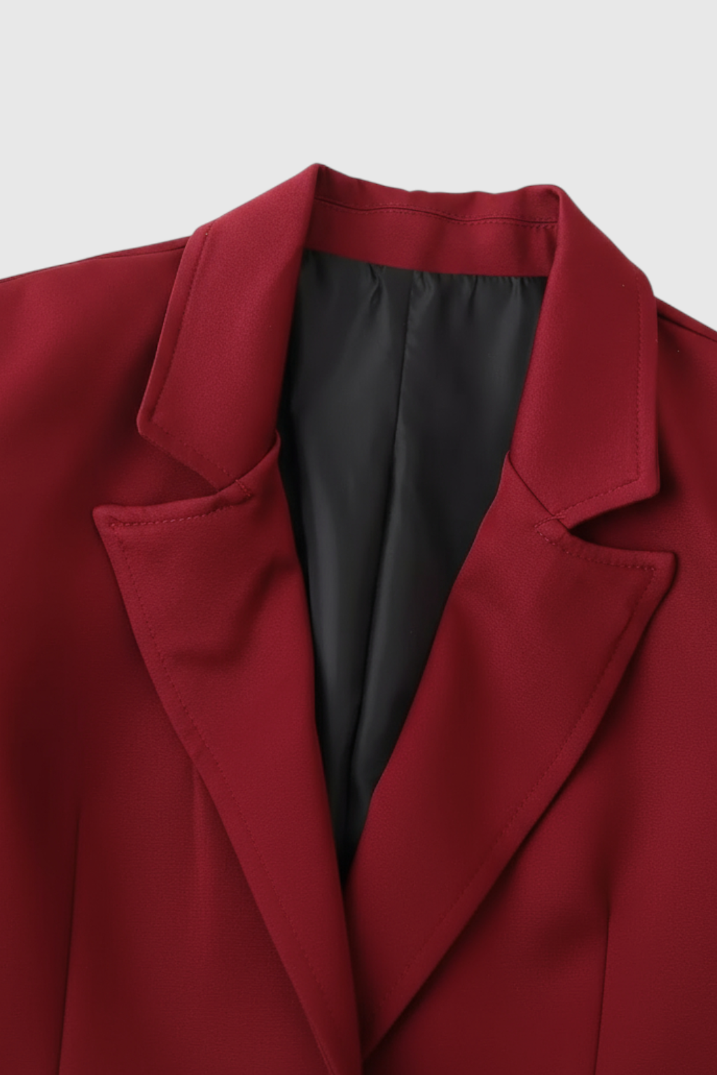 Coat : Long Women's Red Coat in van Vanda Liamo