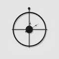 Large Silent Wall Clock - Modern Minimalist Design