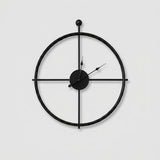 Large Silent Wall Clock - Modern Minimalist Design