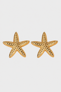 Luminous Starfish Stud Earrings – Effortless Luxury & Daily Charm