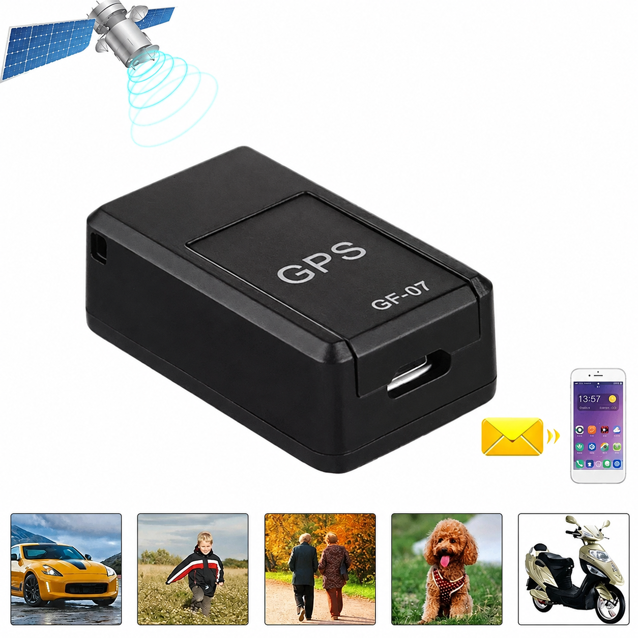 Garage & Fahrzeuge : Magnetic Mini GPS Tracker - Worldwide Tracking | No Subscription Required in van Vandaliamo