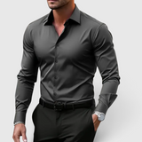 Men's Slim Fit Shirt - Casual Button-Down