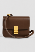 Minimalist Shoulder Bag – Structured Silhouette with Prominent Clasp