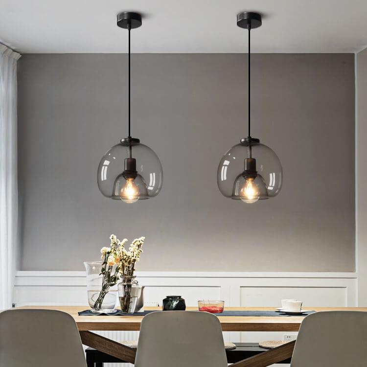 Home Decor : Smoke Glass Pendant Lamp - Hand-Blown Glass Design in van Vandaliamo