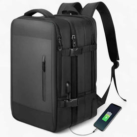 bags : Large travel bag - Durable and spacious in Black van Vandaliamo