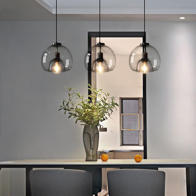 Home Decor : Smoke Glass Pendant Lamp - Hand-Blown Glass Design in van Vandaliamo