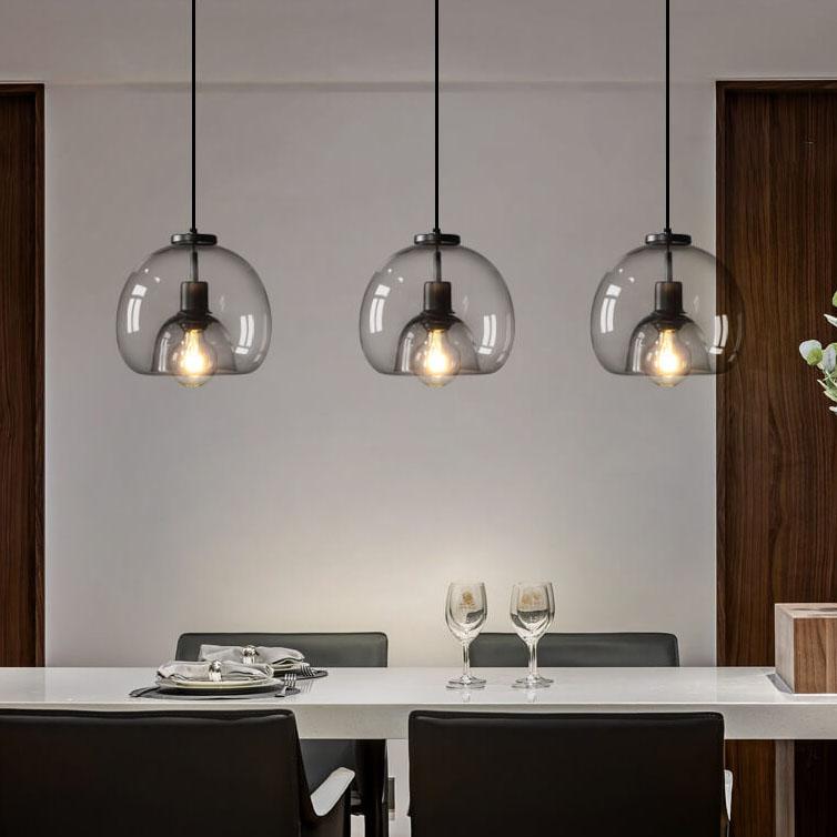 Home Decor : Smoke Glass Pendant Lamp - Hand-Blown Glass Design in van Vandaliamo