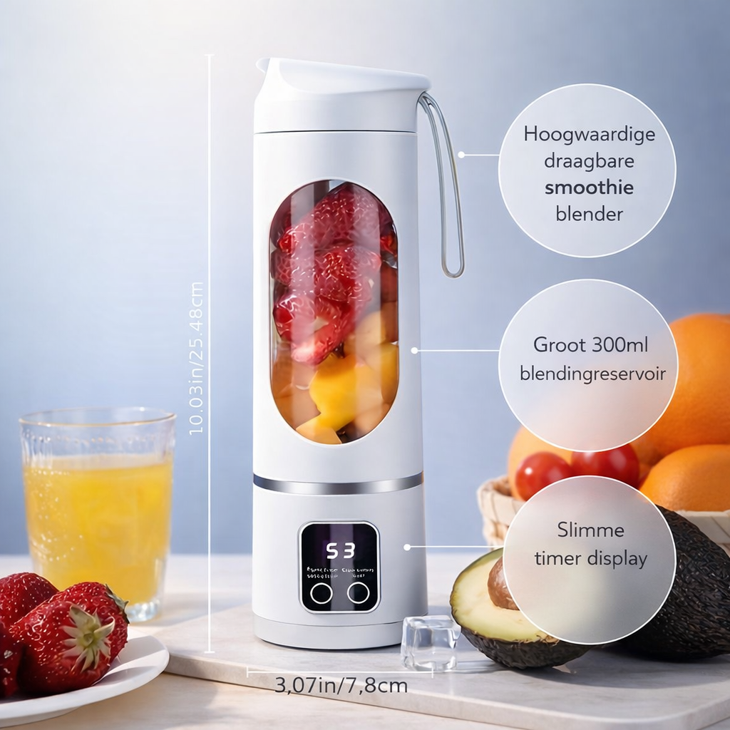 Wellness : Portable USB Rechargeable Blender in van Vandaliamo