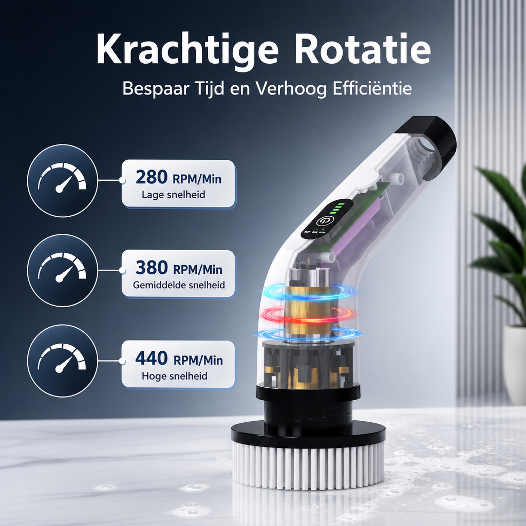 Wellness : ScrubPro Electric Spin Scrubber - Cordless Cleaning Brush in van Vandaliamo