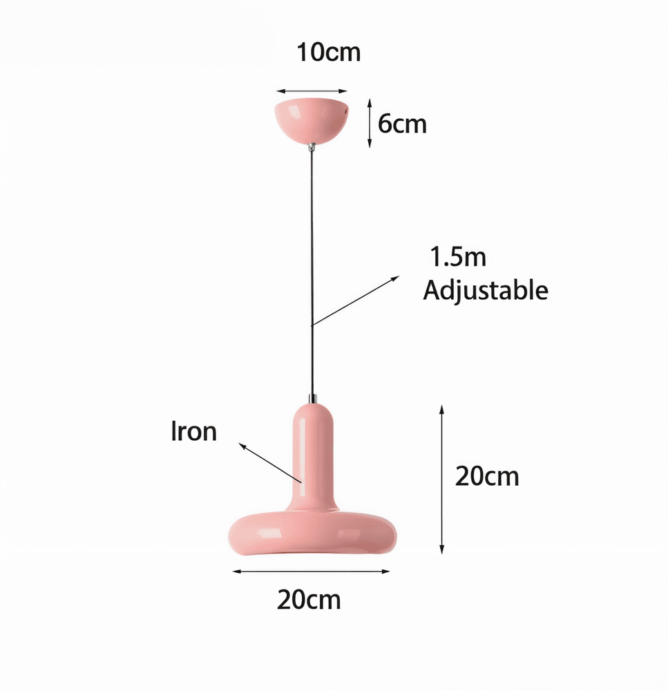 Home Decor : RetroPop Bauhaus Ceiling Lamp - Macaron Style in van Vandaliamo