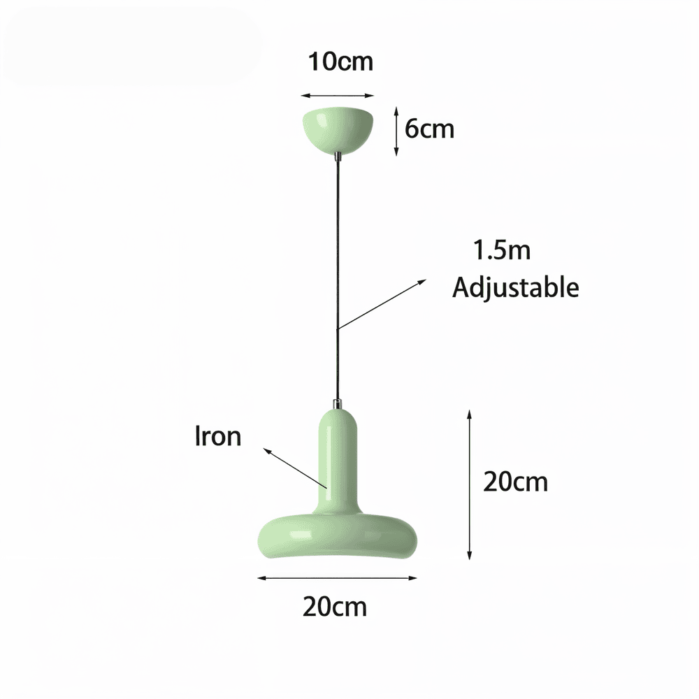 Home Decor : RetroPop Bauhaus Ceiling Lamp - Macaron Style in van Vandaliamo