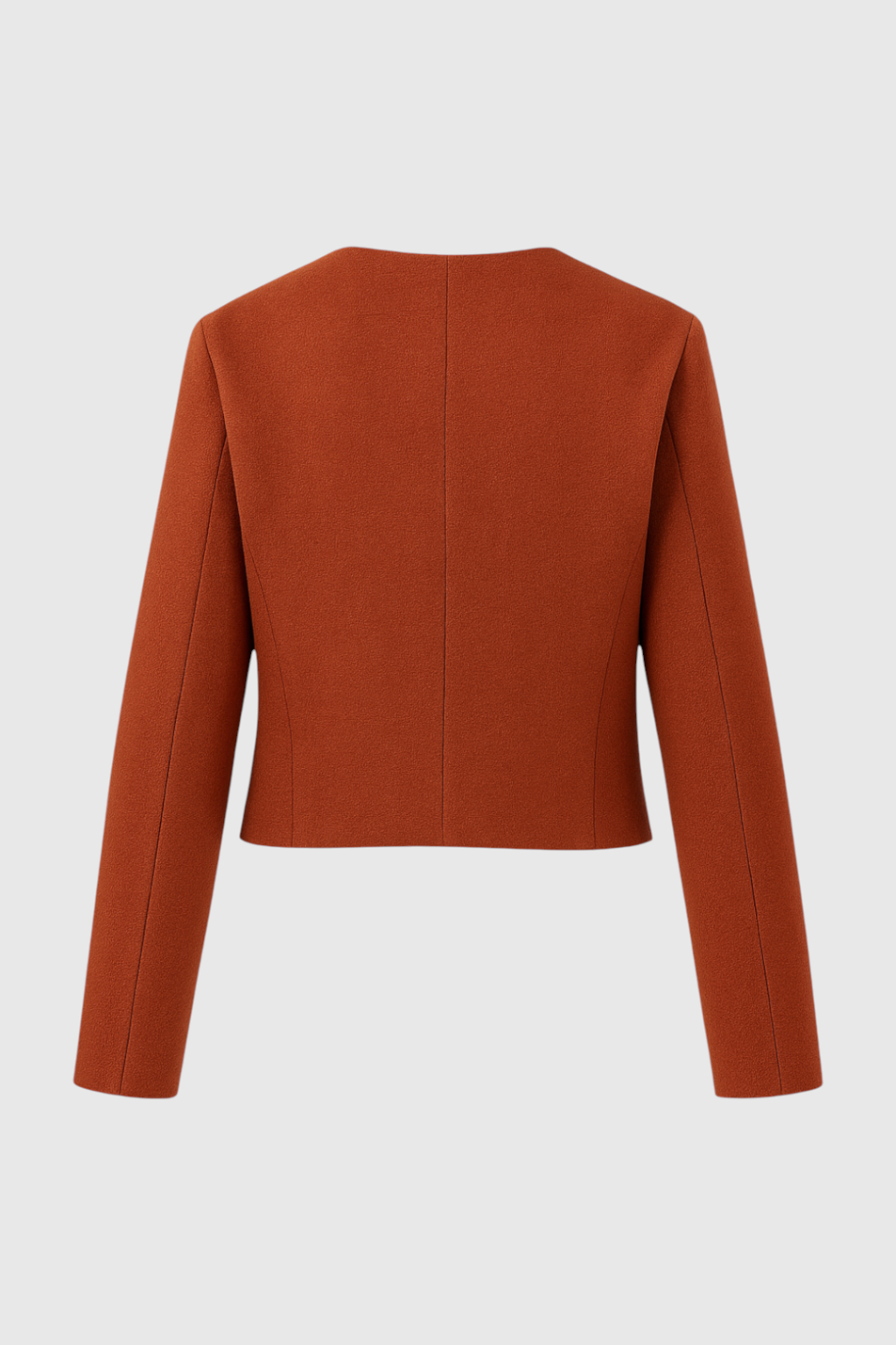 Jacket : Women's Orange-Red Winter Short Jacket in van Vanda Liamo