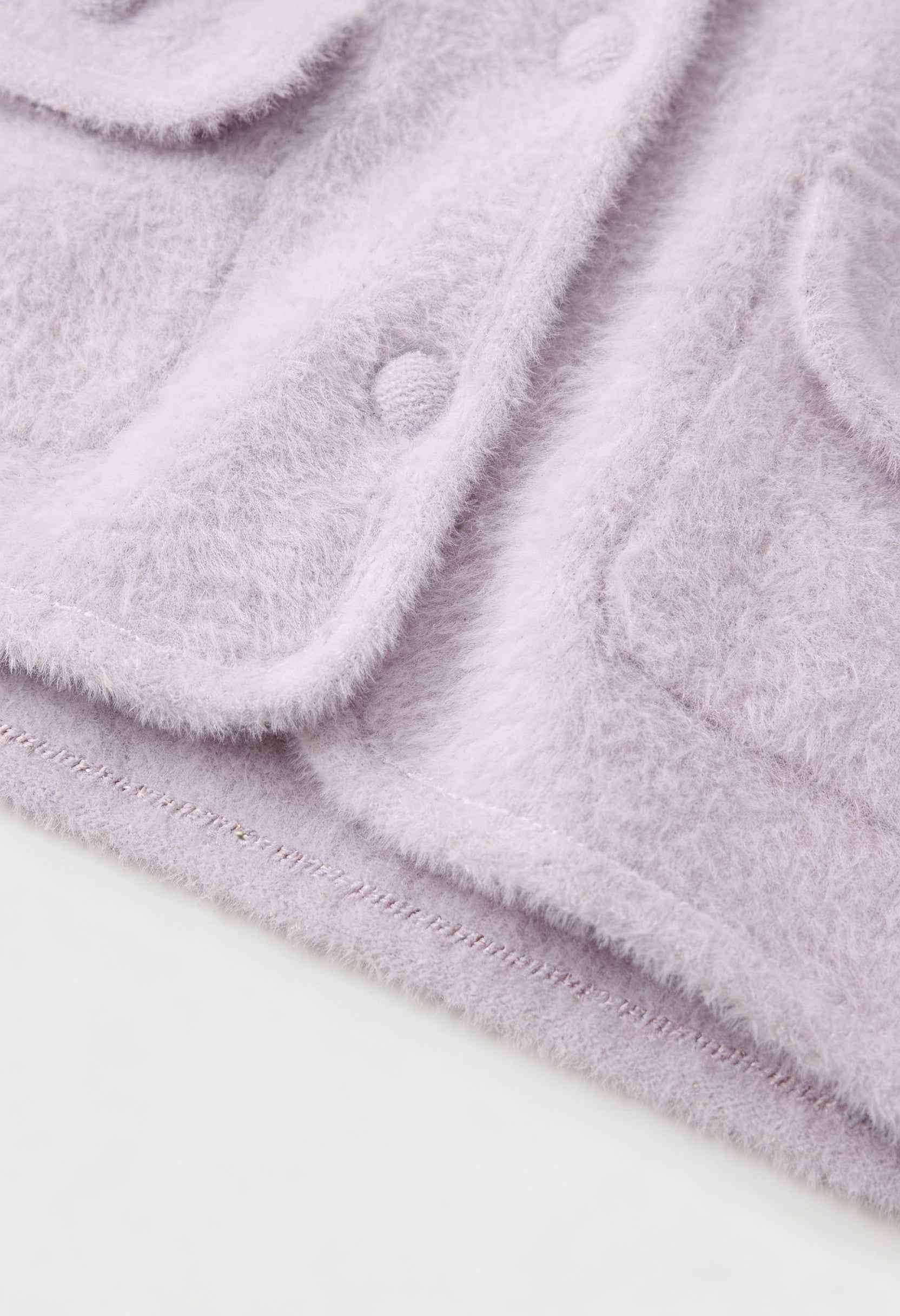 Cardigan : Women's Purple Knitted Long Sleeve Cardigan with O-Neck in van Vanda Liamo