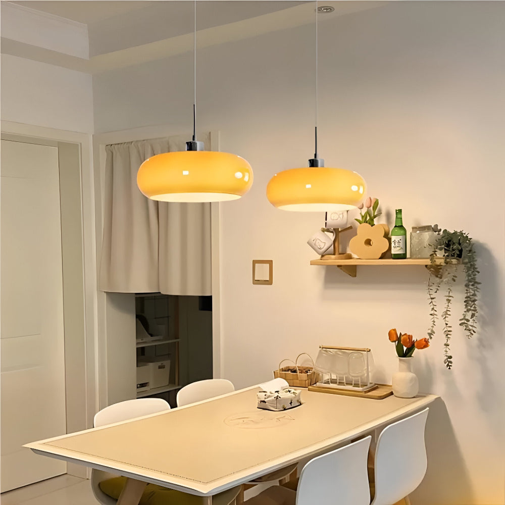 Home Decor : Cirquella Bauhaus Glass Pendant Lamp - Circular Design in van Vandaliamo