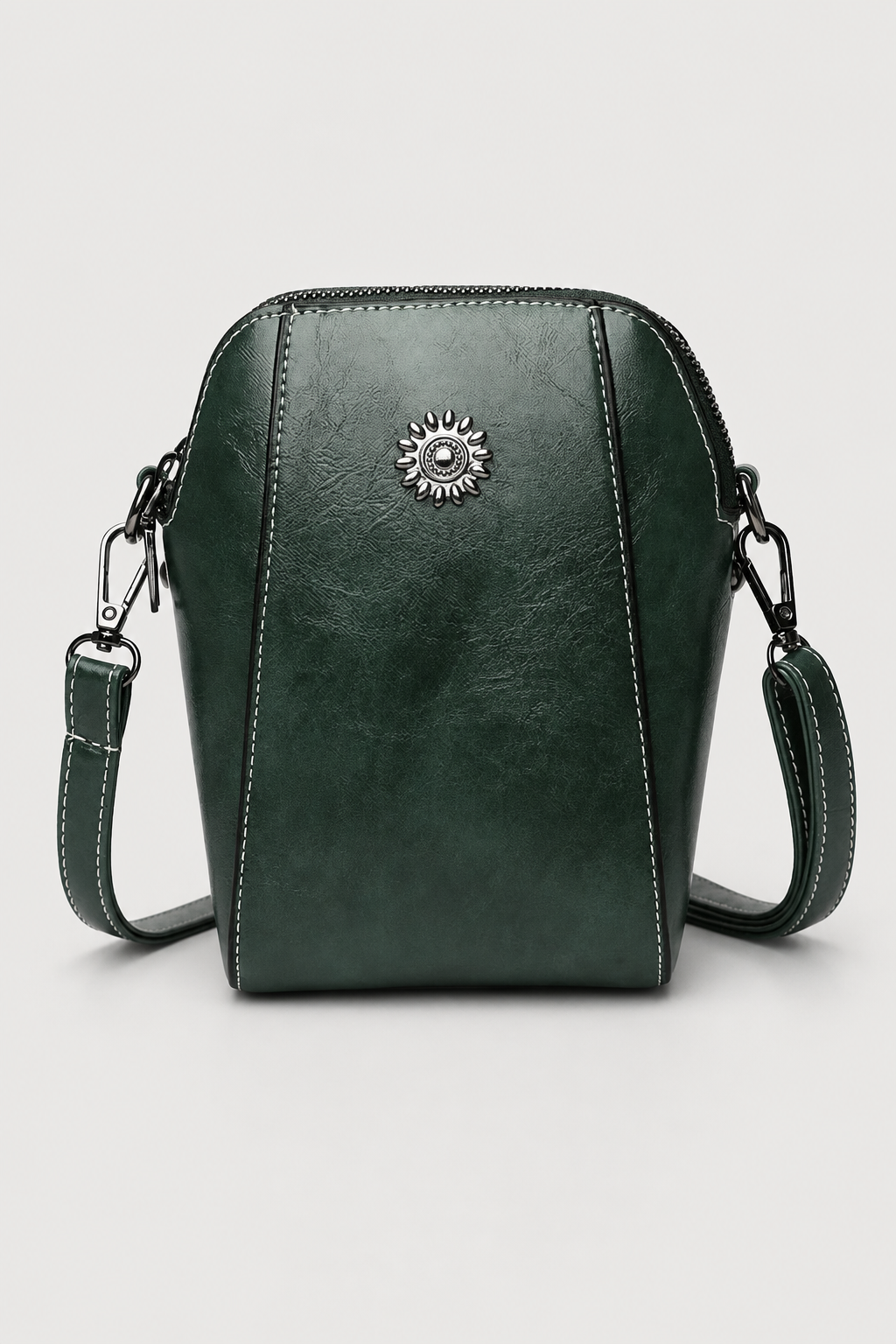 Retro Crossbody Bag – Compact Structured Vintage-Inspired Companion