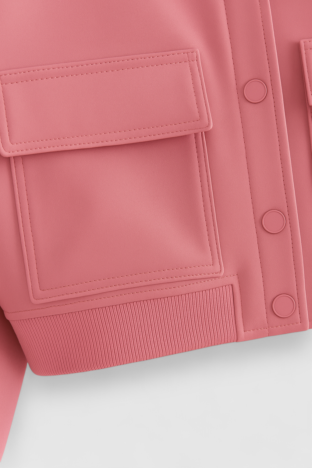 Jacket : Women's Pink Bomber Jacket in van Vanda Liamo