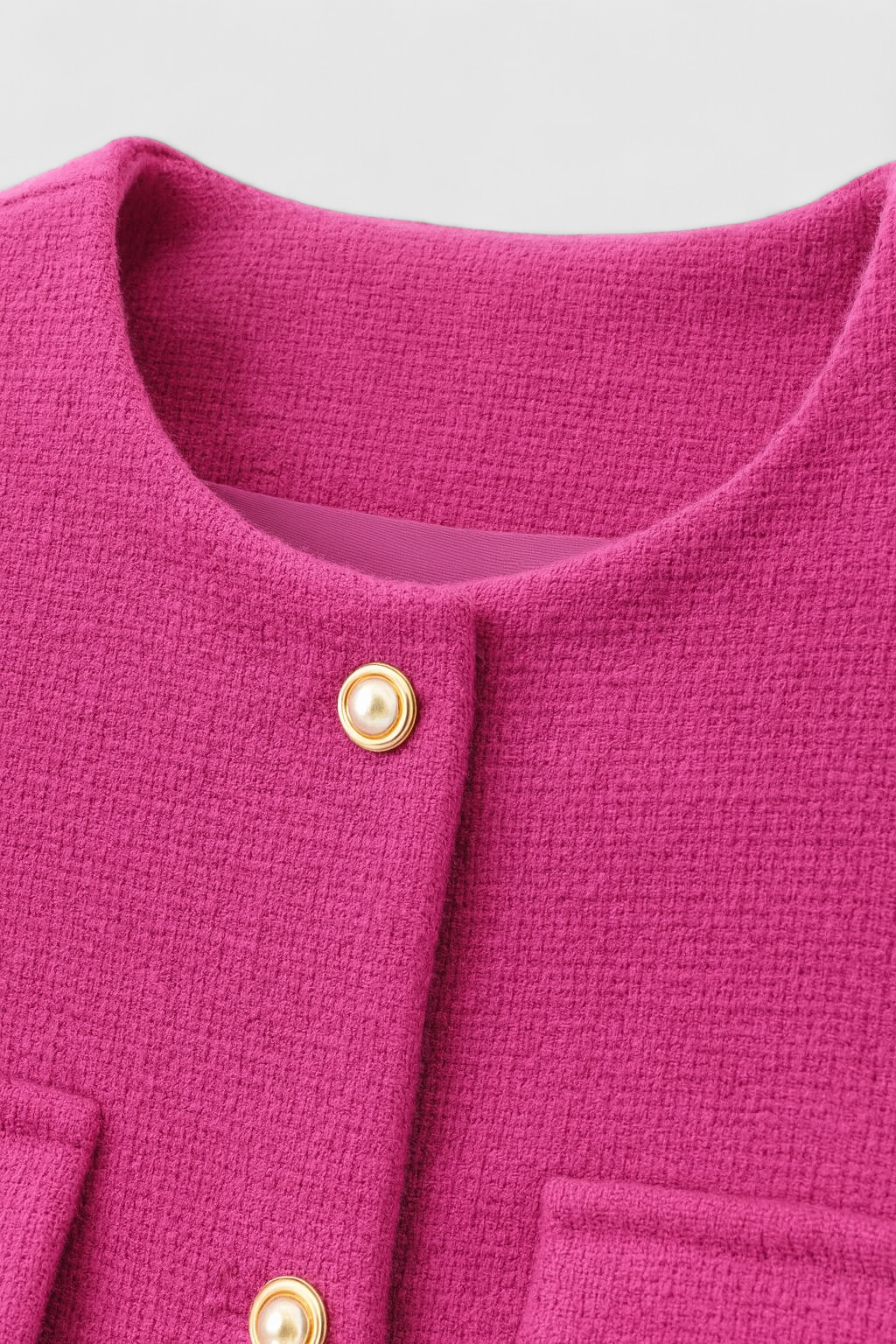 Jacket : Women's Pink & Red Puffer Winter Short Jacket - Warm & Stylish in van Vanda Liamo