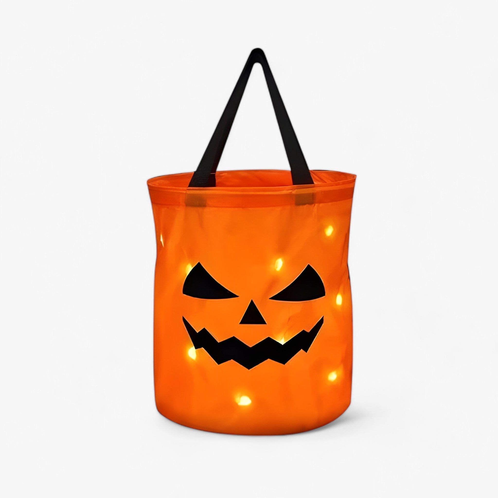 Halloween Decoration : Snoeppan in Pompoen - LED-Verlichting voor Halloween en Thanksgiving in Glimlach van Pantino