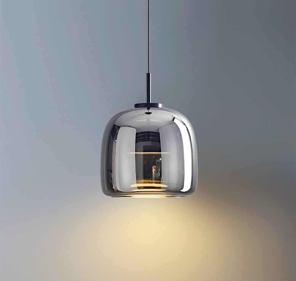 Home Decor : Luxury Glass & Metal Pendant Lamp - Elegant Hanging Light in van Vandaliamo
