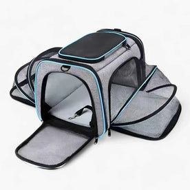 other : Breathable and Foldable Pet Backpack in Blue van Vandaliamo