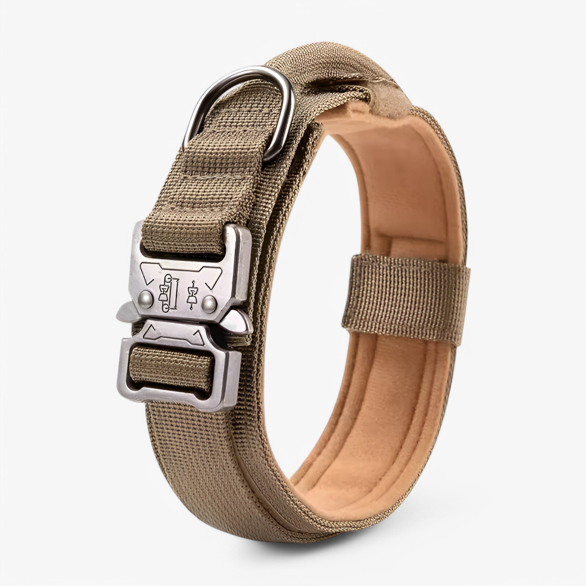 other : Durable Tactical Dog Collar Set in Khaki van Vandaliamo
