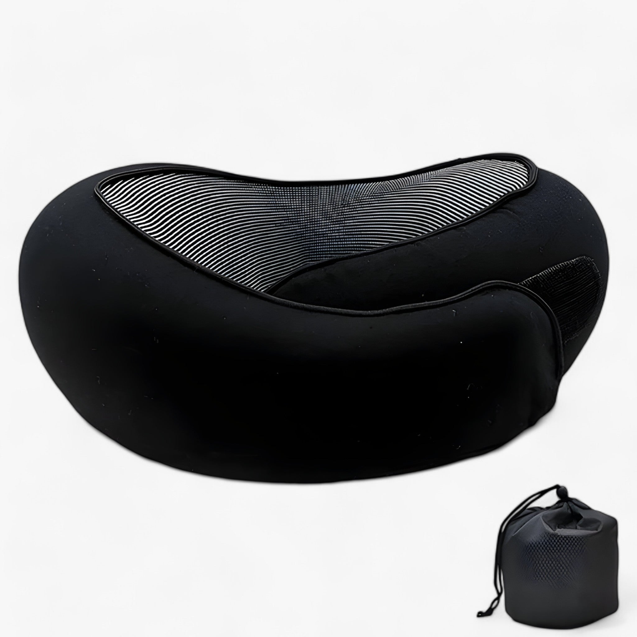 other : Ergonomic Memory Foam Travel Neck Pillow in Black van Vandaliamo
