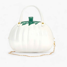 bags : Creative Pumpkin Bag - Trendy and Stylish in White van Vandaliamo