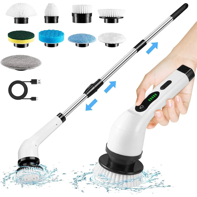 Wellness : ScrubPro Electric Spin Scrubber - Cordless Cleaning Brush in van Vandaliamo