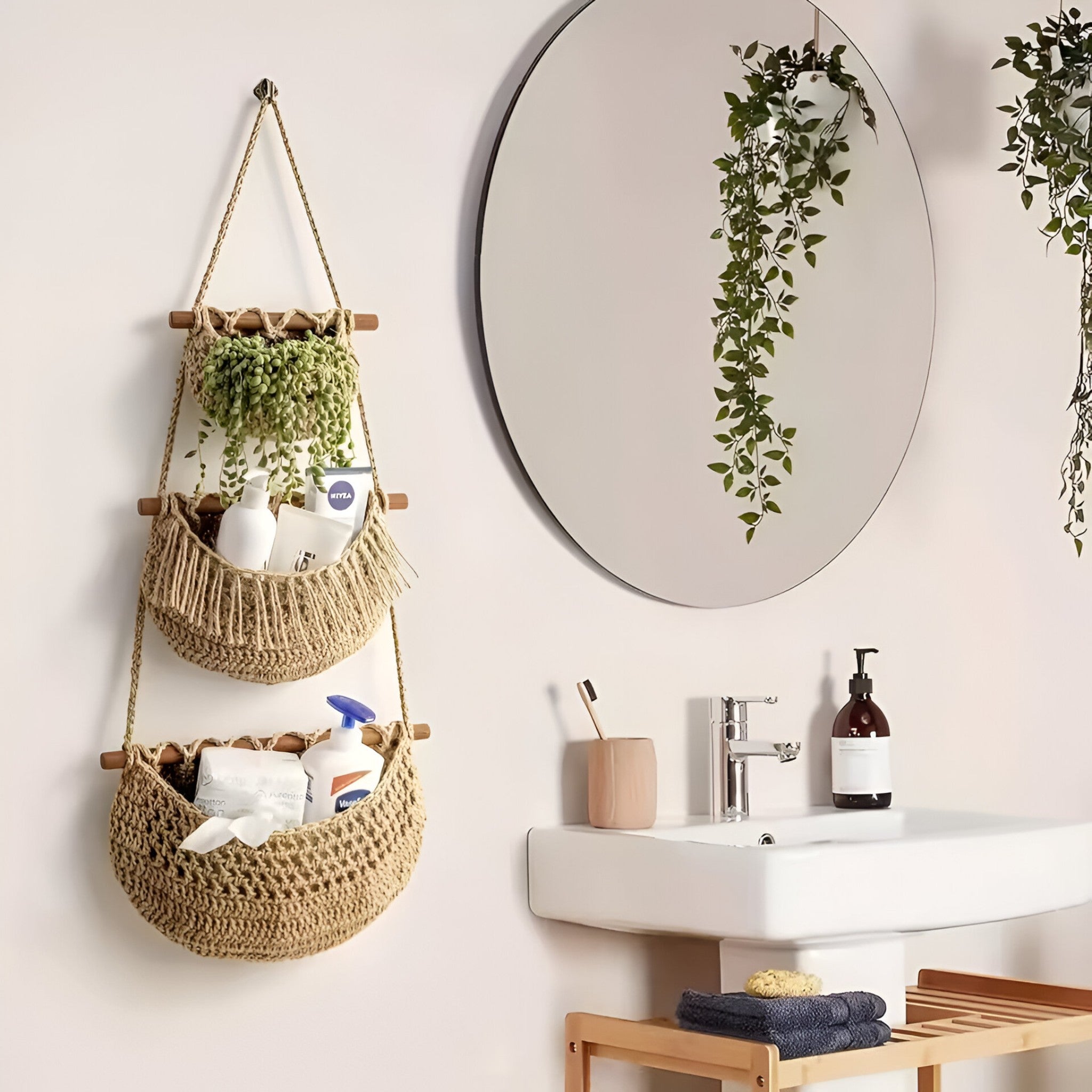 house & garden : 3-tier Hanging Fruit Basket in van Vandaliamo