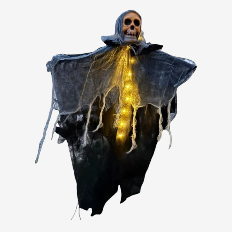 Gifts – Seasonal – Halloween : Spooky Hanging Ghost Halloween Decoration in Yellow van Vandaliamo