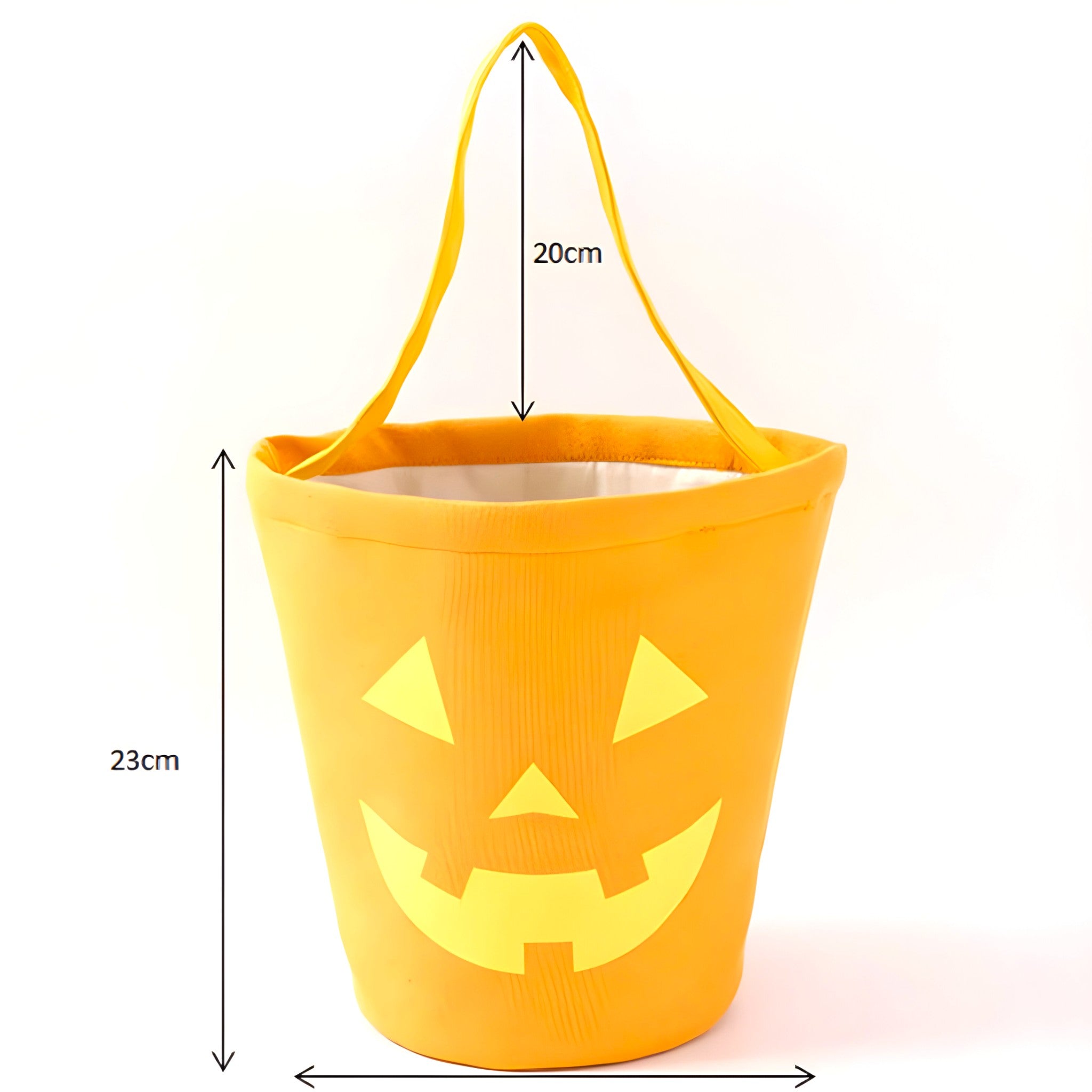 bags : Pumpkin Candy Basket - Leuke Mand voor Halloween-Feestjes en Cadeaus - Zwart in van Pantino