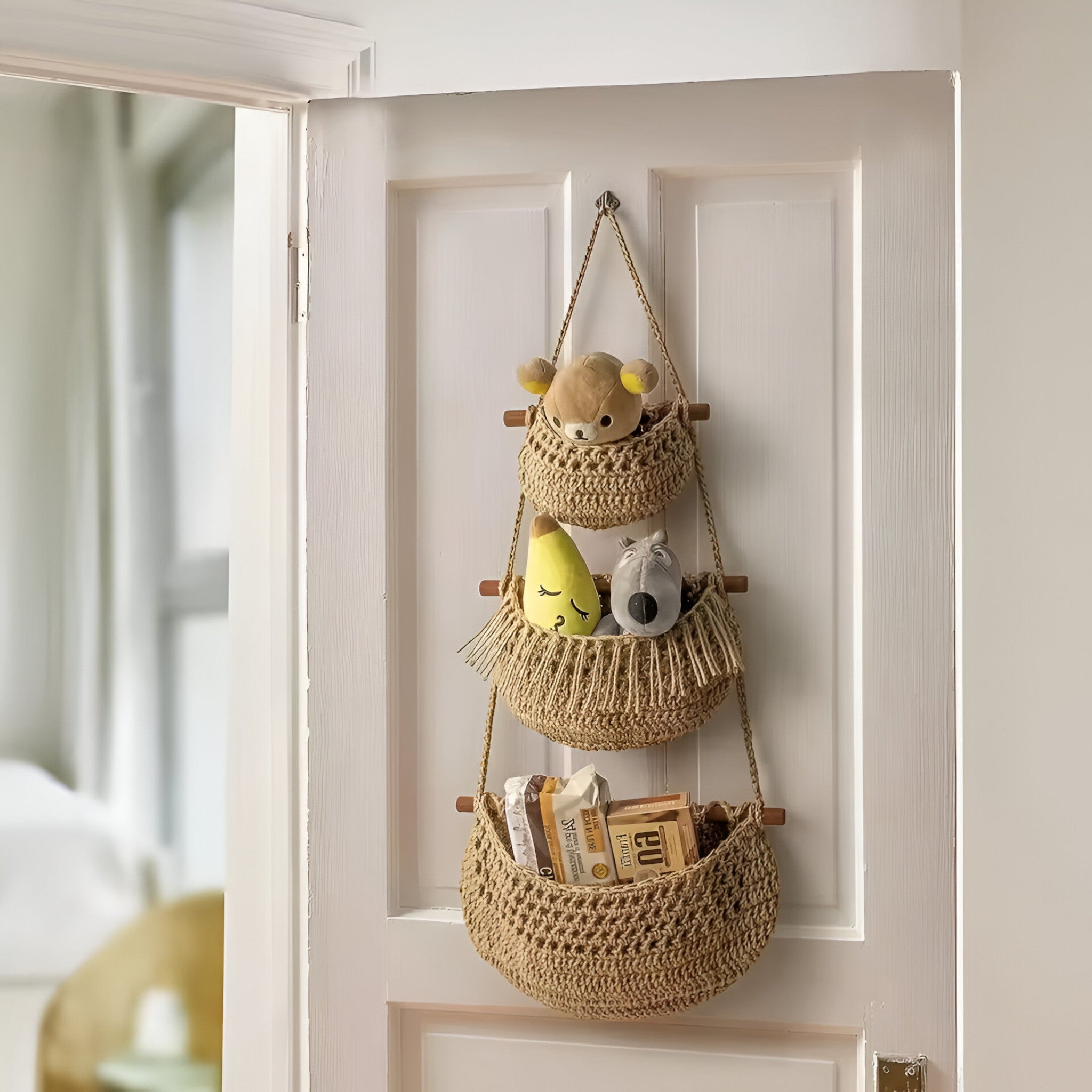 house & garden : 3-tier Hanging Fruit Basket in van Vandaliamo