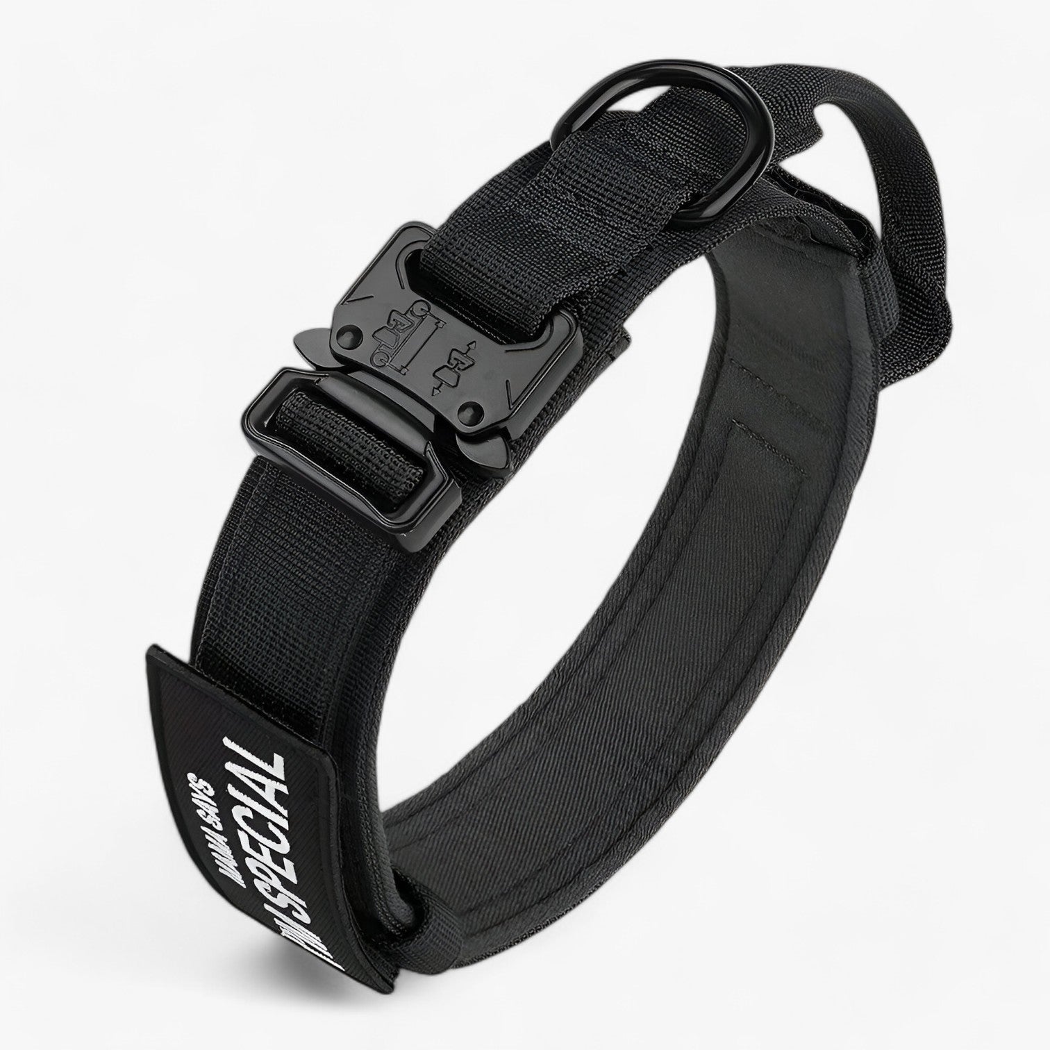 other : Tactical Dog Collar with Handle for Training in Black Set van Vandaliamo