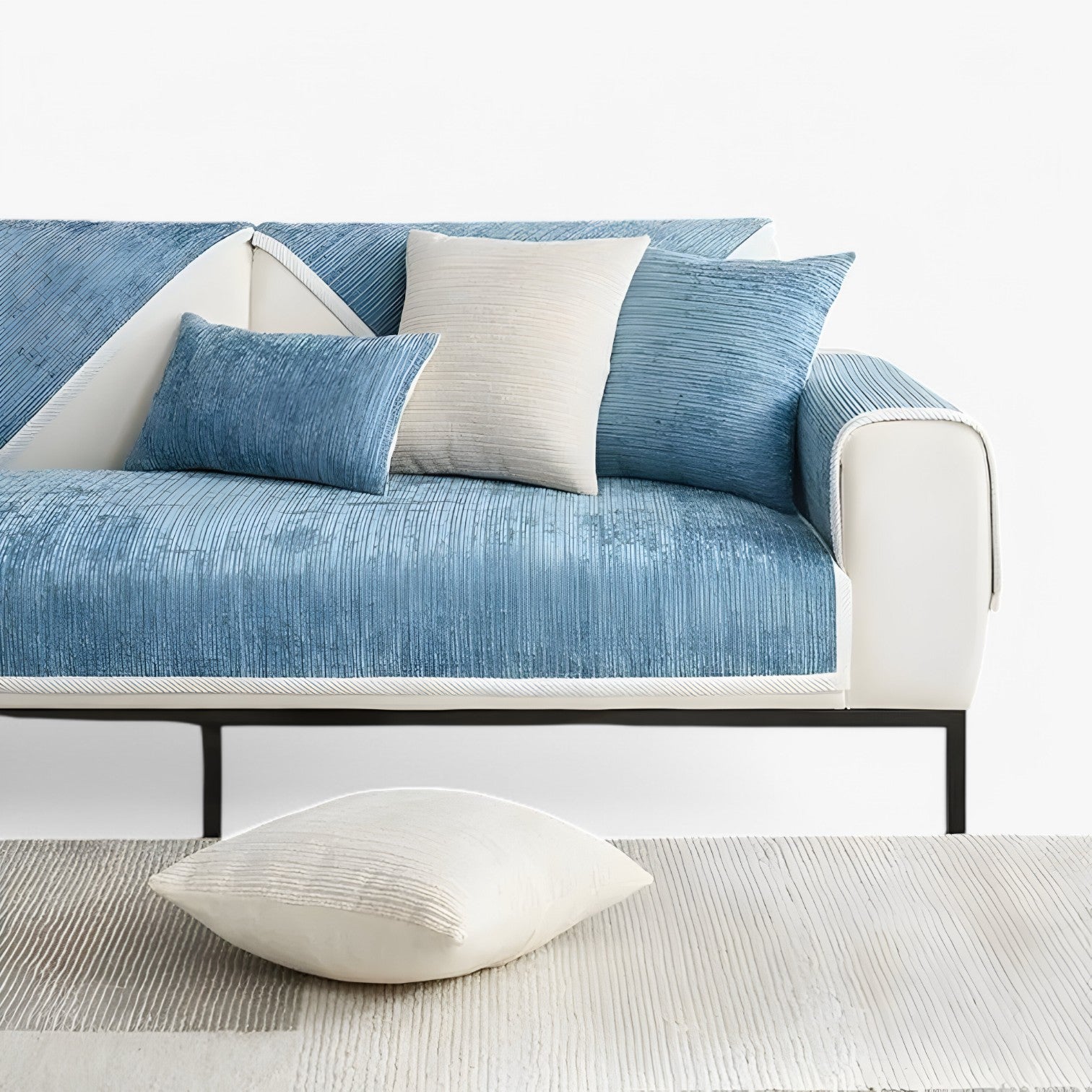 house & garden : Striped Chenille Sofa Cover - Protects & Decorates Your Sofa in van Vandaliamo