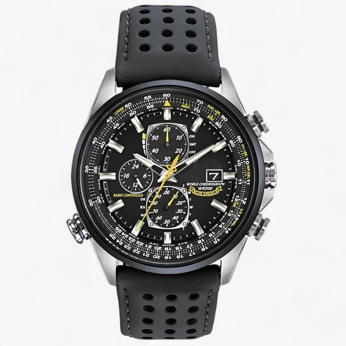 Watch : Men's Chronograph Watch MultiSteel 42mm – Steel Silver, Blue Dial in van Vanda Liamo