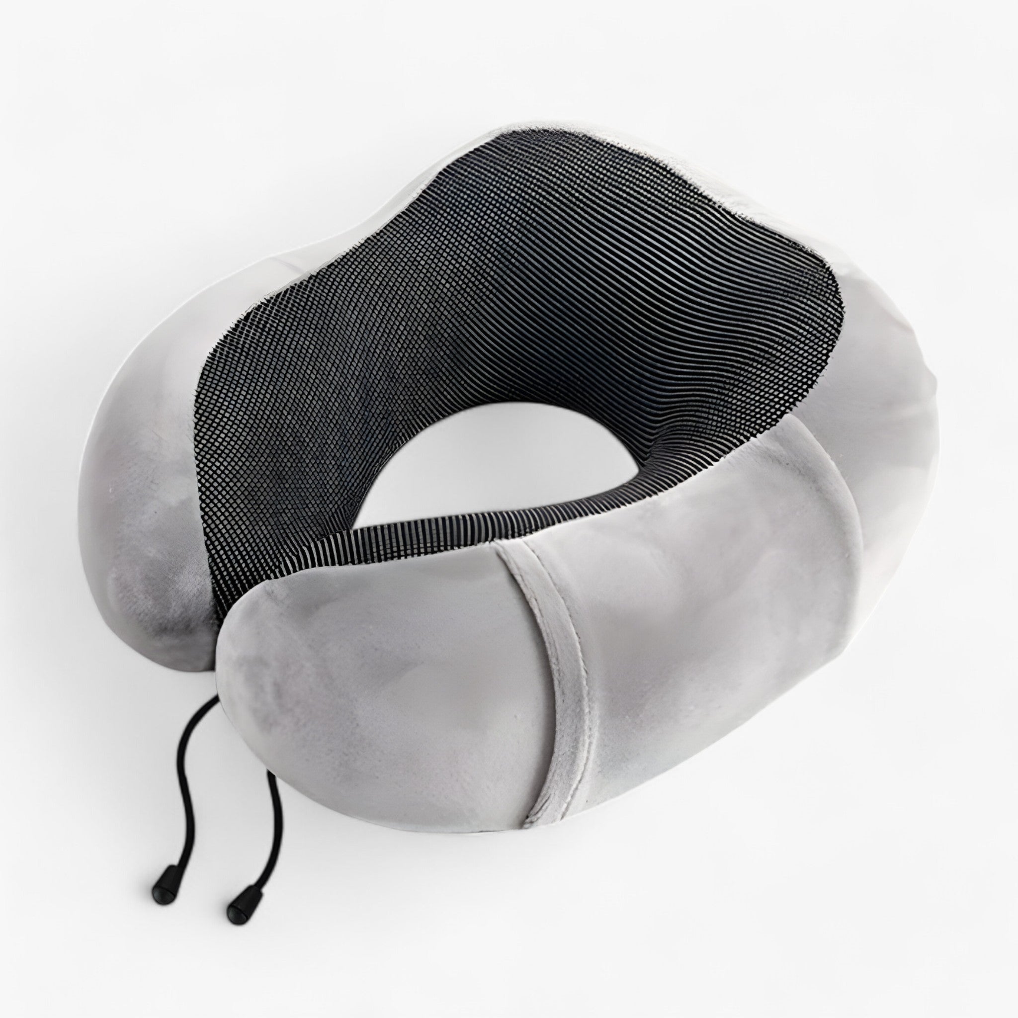 other : U-shaped Travel Pillow - Memory Foam for Neck Support in Grey Pillow van Vandaliamo