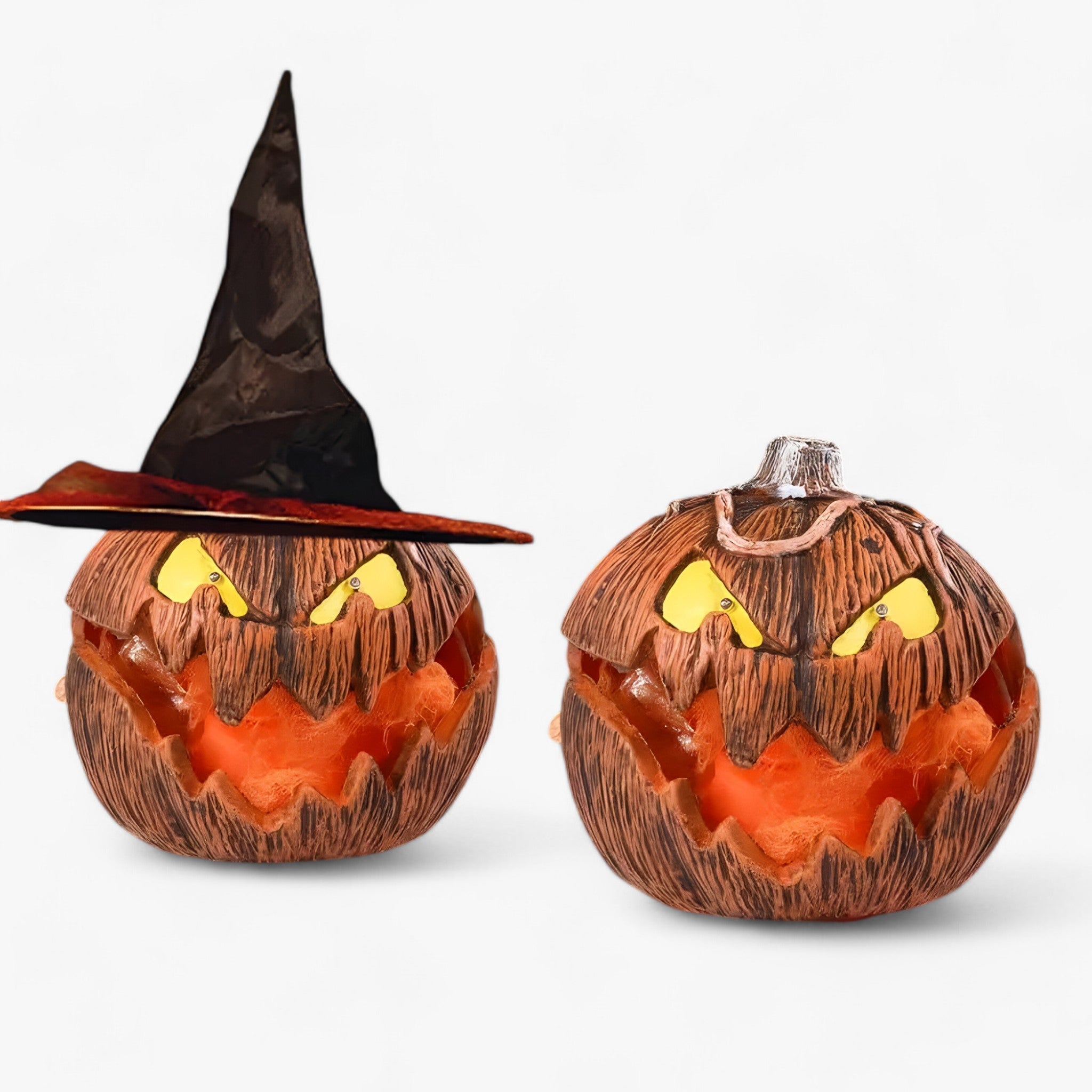 home & garden : LED Pompoenlantaarn Halloween Decoratie - Verstelbaar Vlameffect Warme Gloed Sfeerverlichting in van Pantino