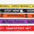 Halloween Warning Banner - Spooky Party Decoration