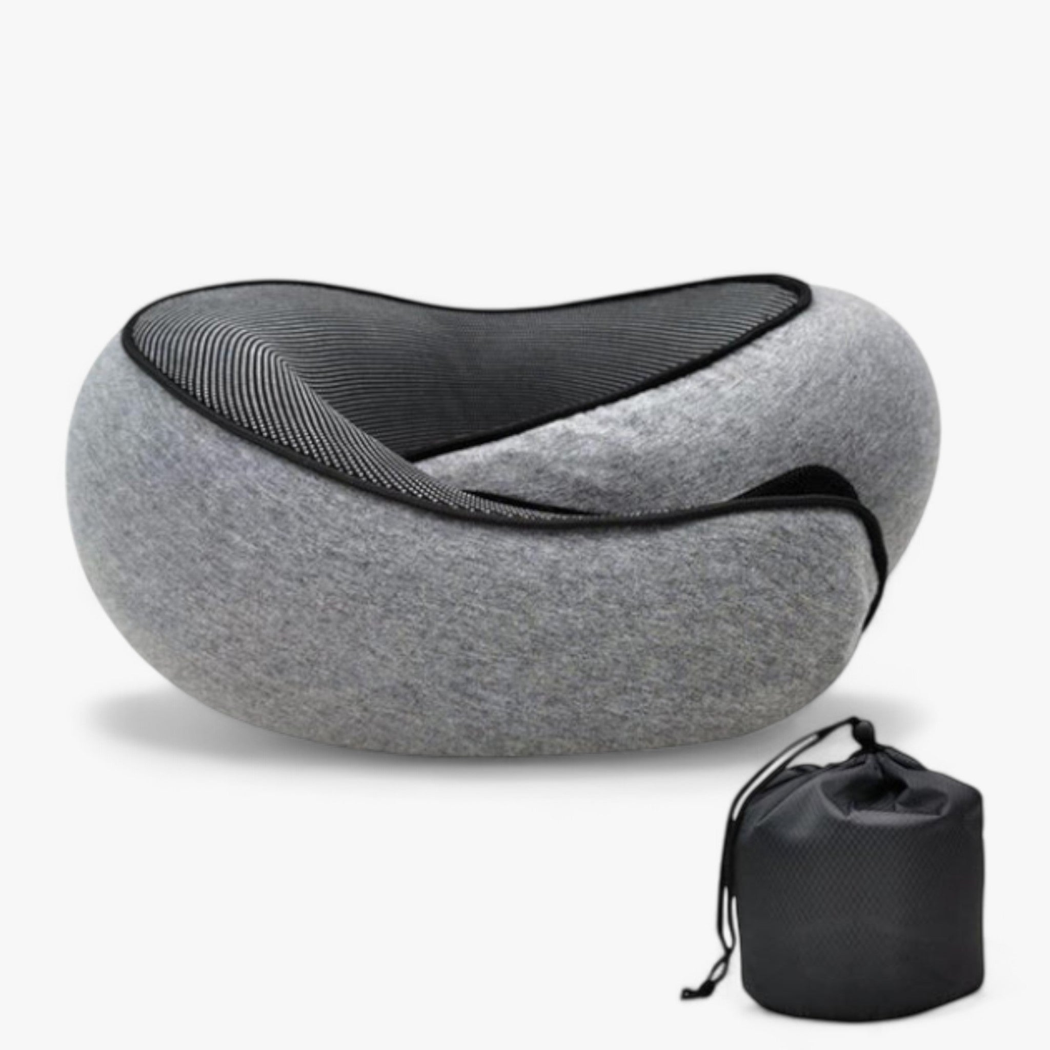 other : Ergonomic Memory Foam Travel Neck Pillow in Dark Gray van Vandaliamo