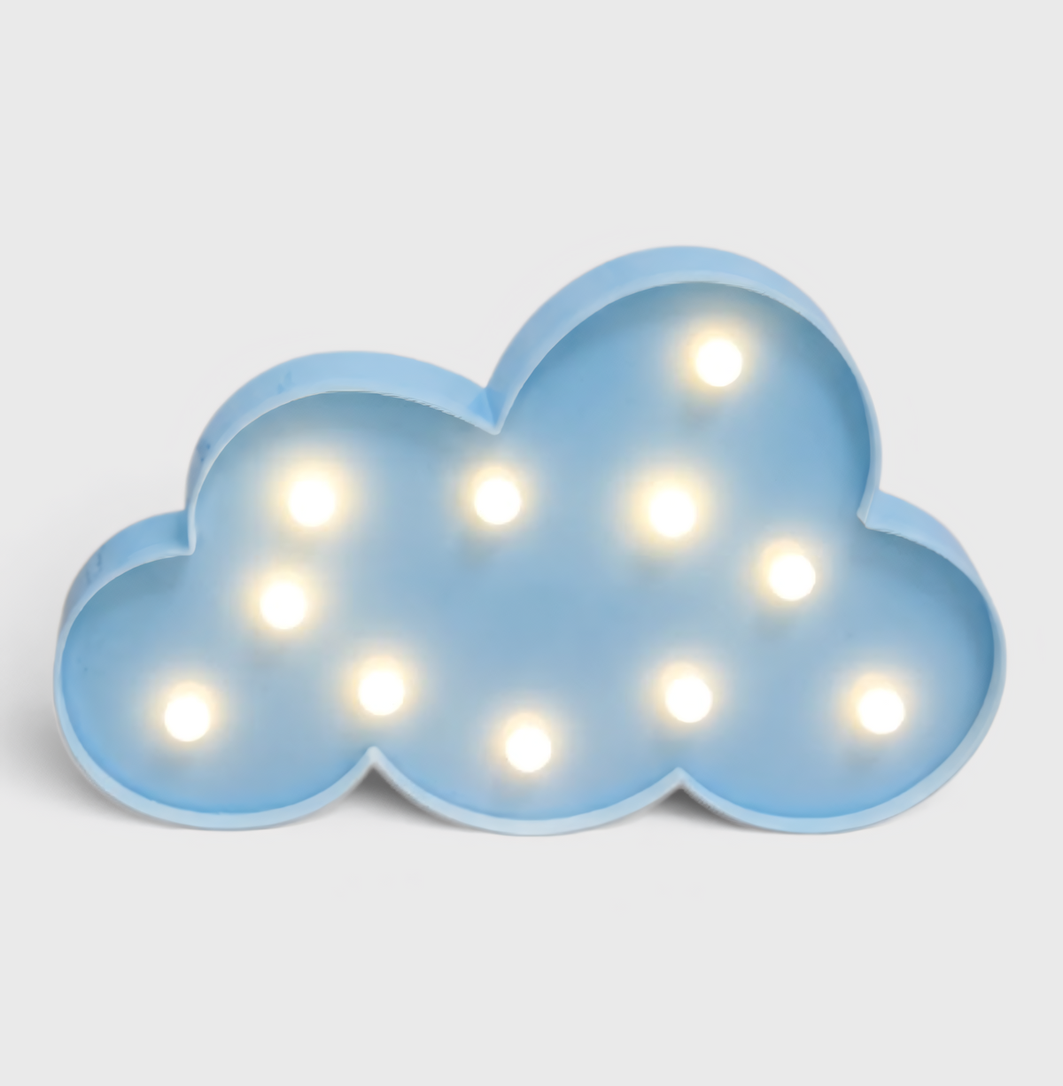 Kids Night Light : 3D Cloud & Moon LED Night Light – Soft Bedtime Glow in Blue van Vandaliamo