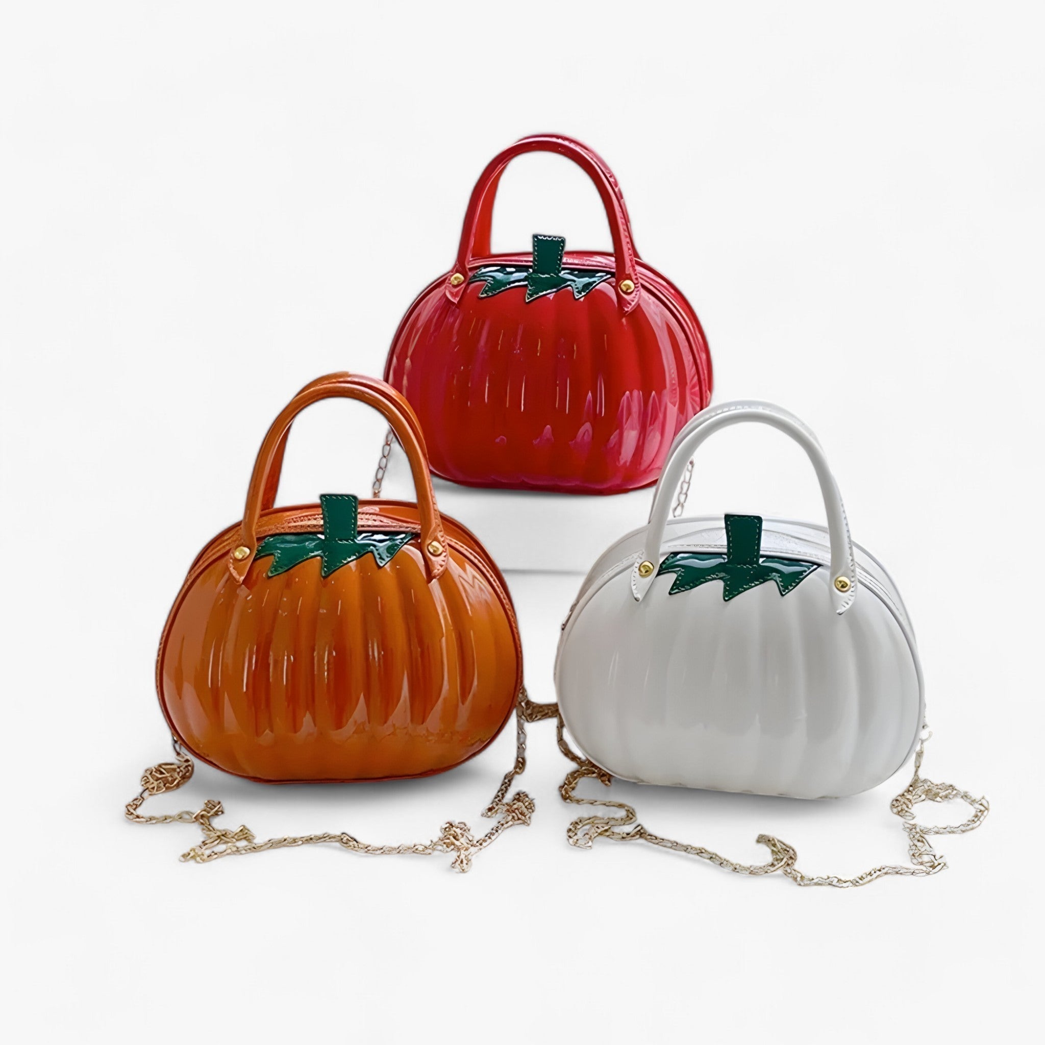 bags : Schoudertas Dames - Creatieve Pompoentas - Trendy en Stijlvolle in van Pantino
