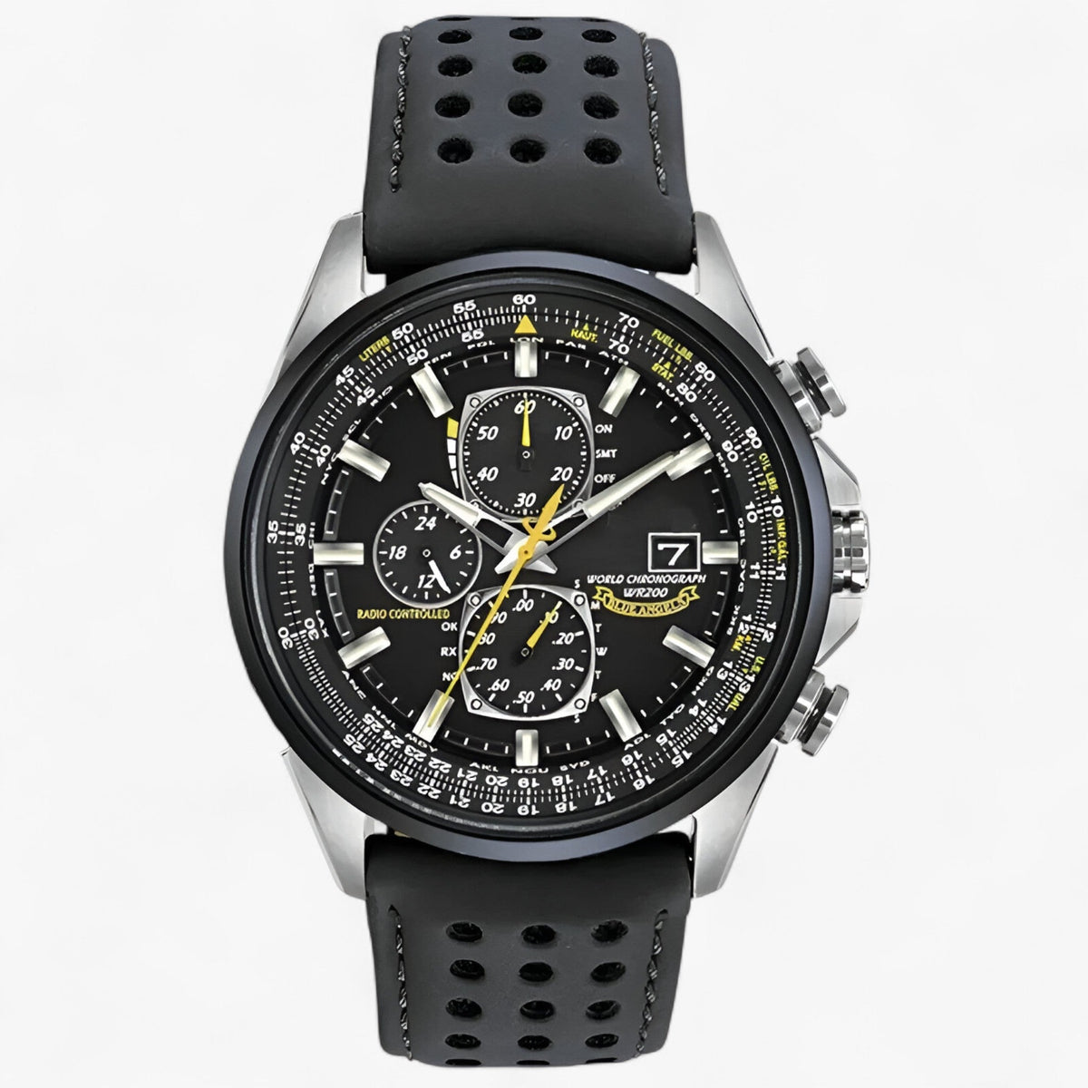Watch : Men's Chronograph Watch MultiSteel 42mm – Steel Silver, Blue Dial in van Vanda Liamo